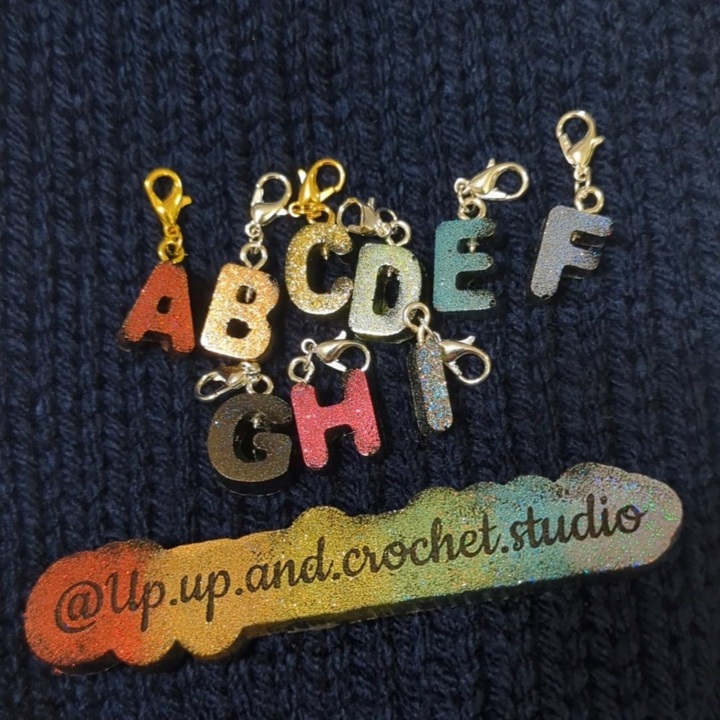 Letter Stitch Markers