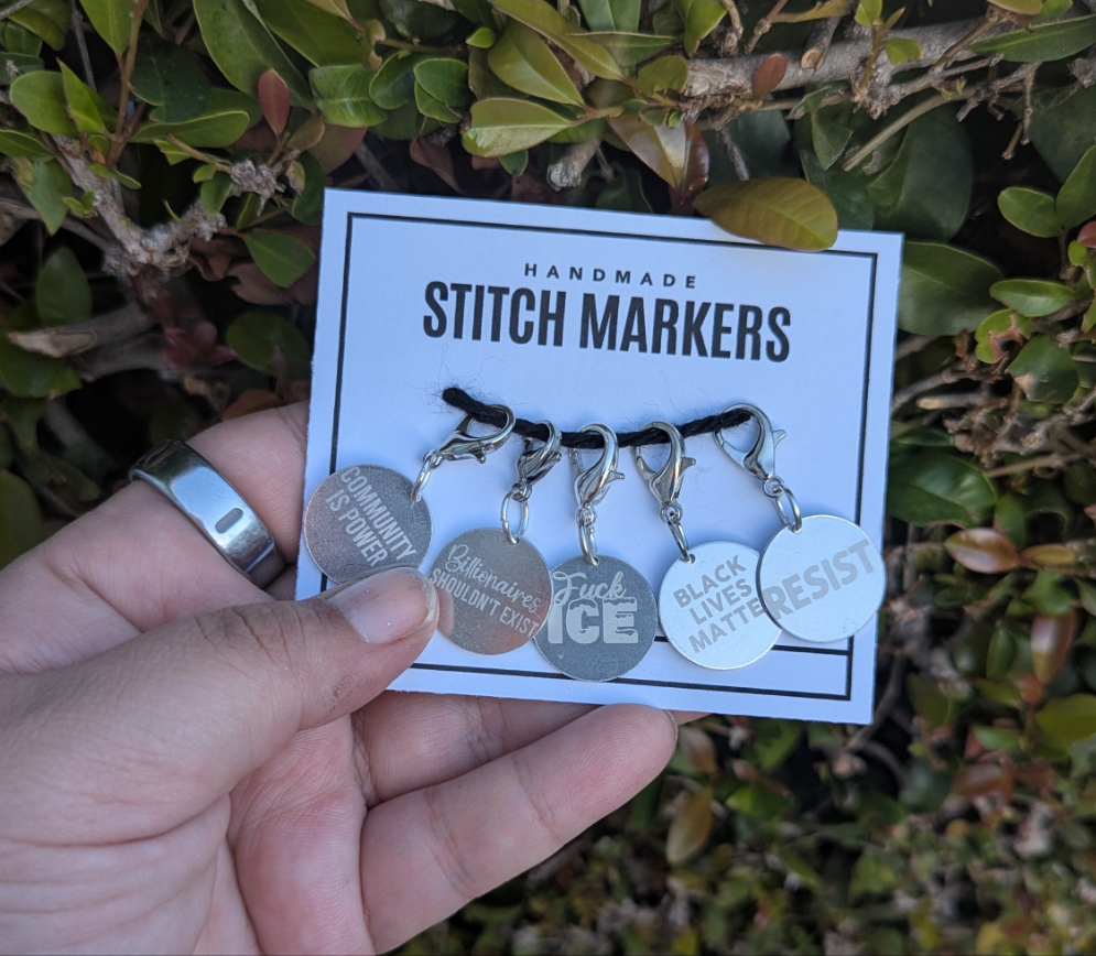 Resistance Stitch Markers