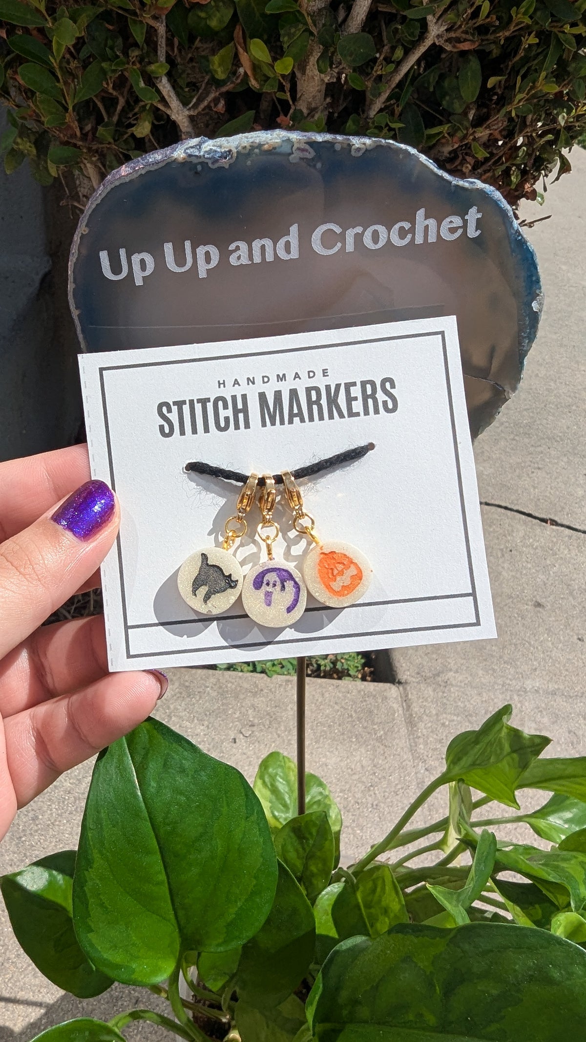 Halloween Cookie stitch markers