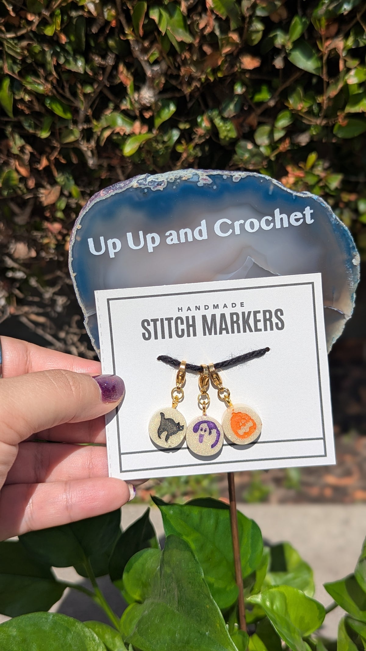Halloween Cookie stitch markers