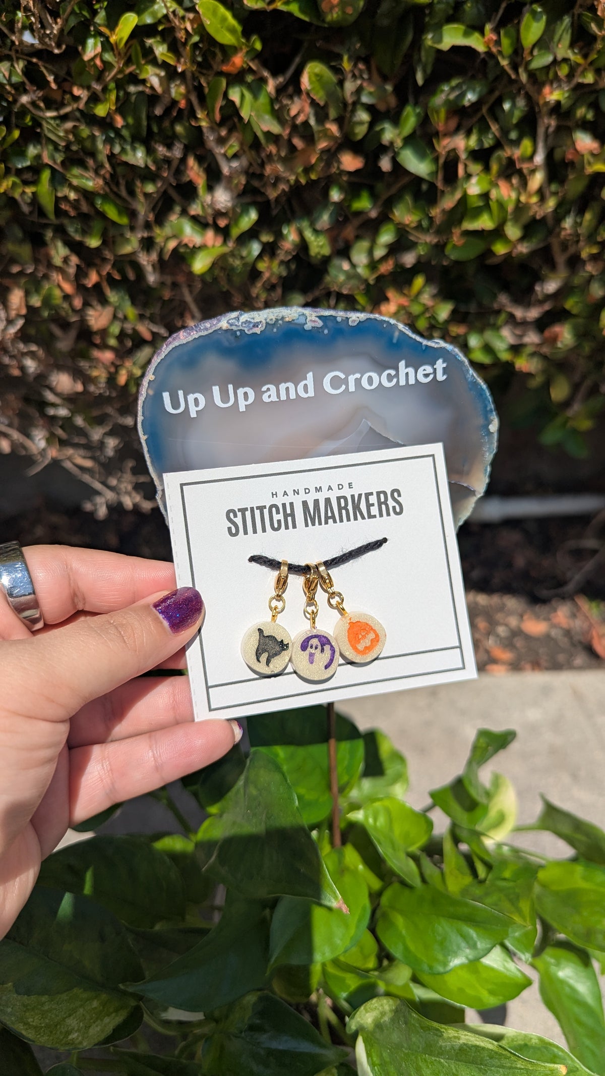 Halloween Cookie stitch markers
