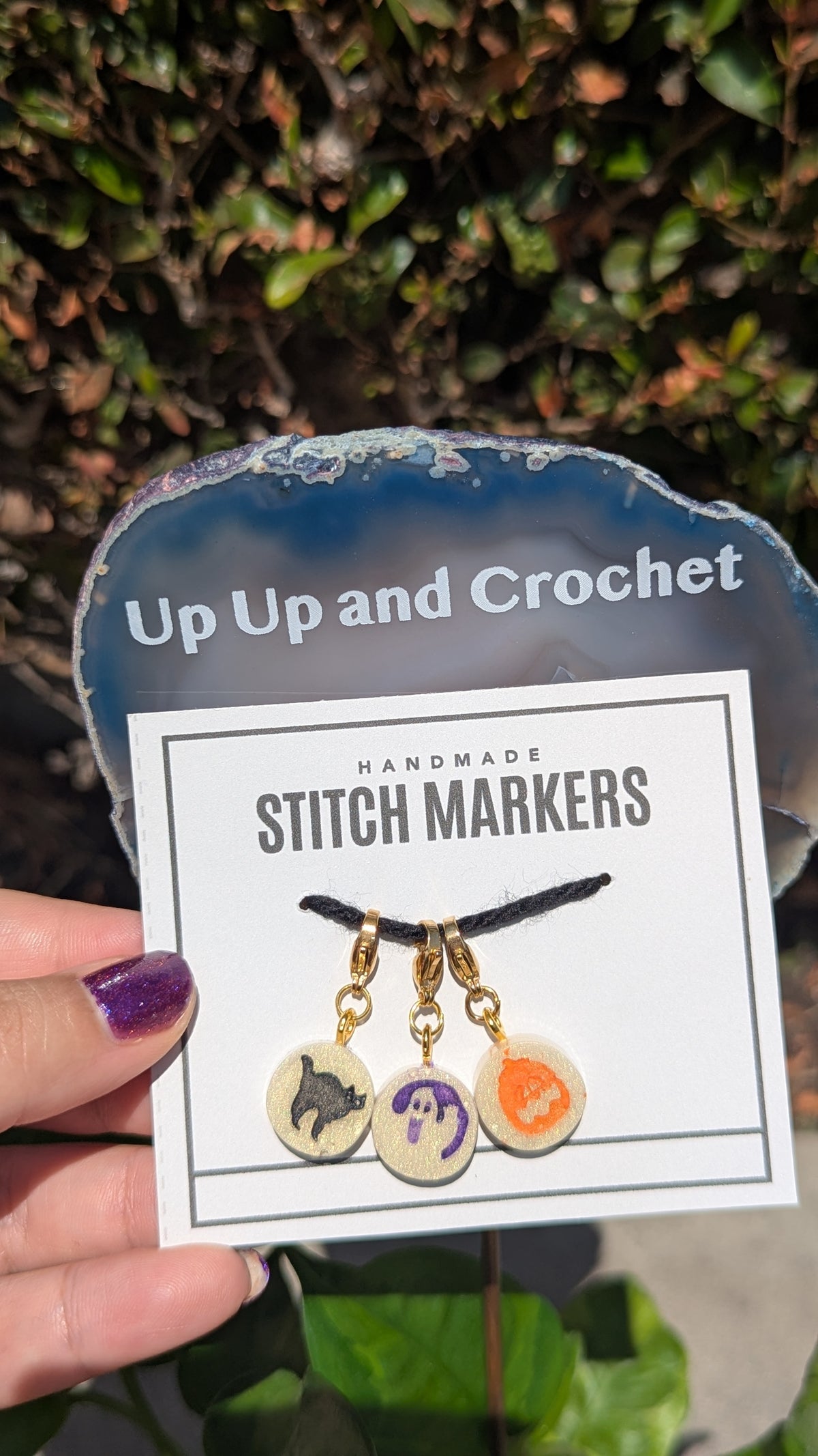Halloween Cookie stitch markers