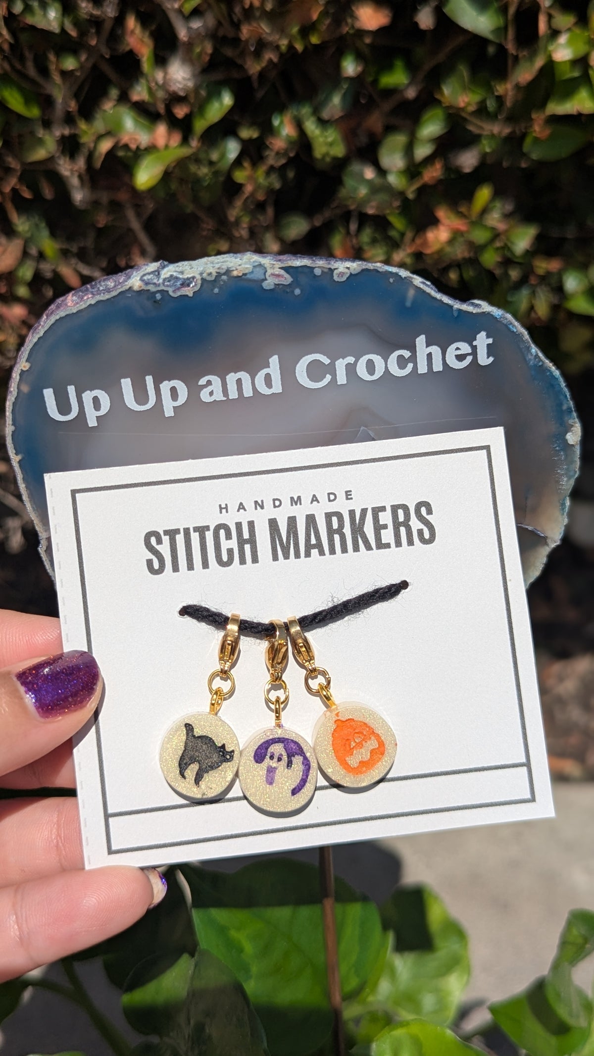 Halloween Cookie stitch markers