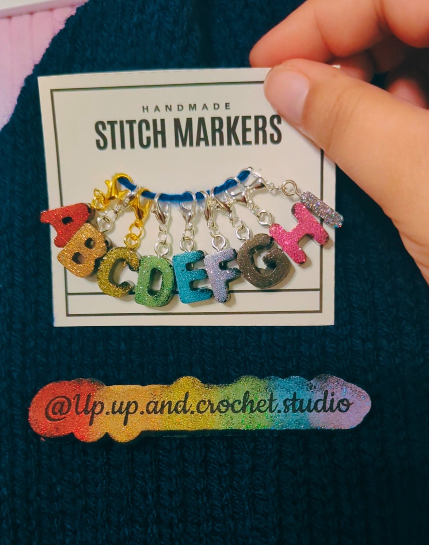 Letter Stitch Markers