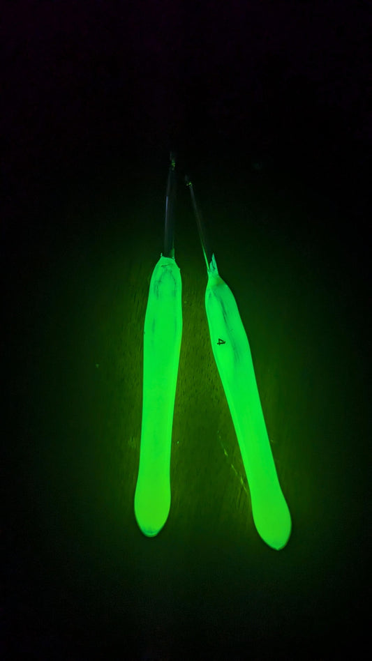 Yellow Glow in the Dark Crochet Hook - novelty crochet hook, crochet gift