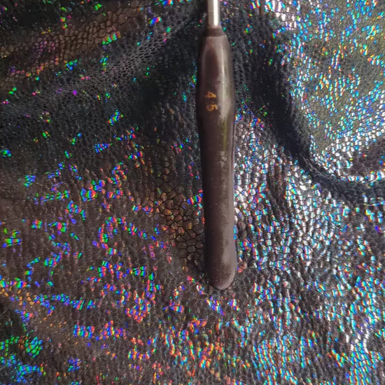 Black to Red to Yellow Color Changing Crochet Hook: Halloween Crochet Hook