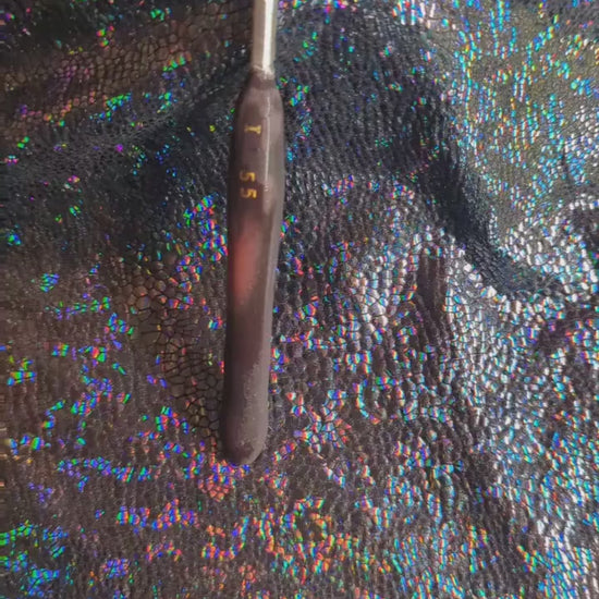 Black to Red to Yellow Color Changing Crochet Hook: Halloween Crochet Hook
