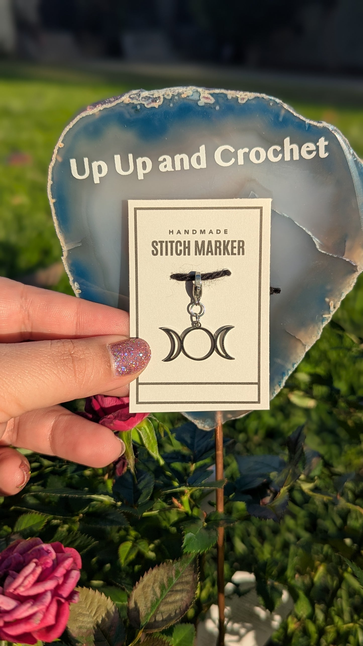 Triple Moon Stitch Marker