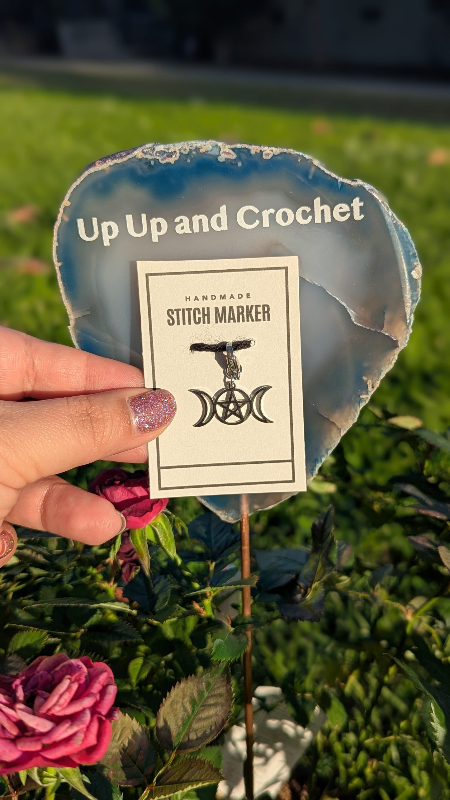 Triple Moon Stitch Marker