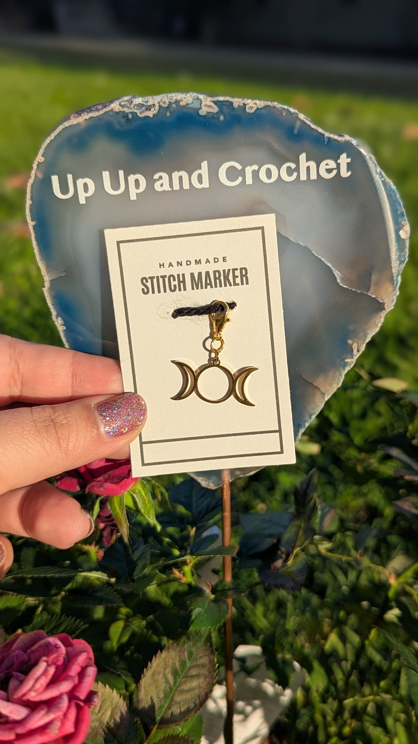 Triple Moon Stitch Marker
