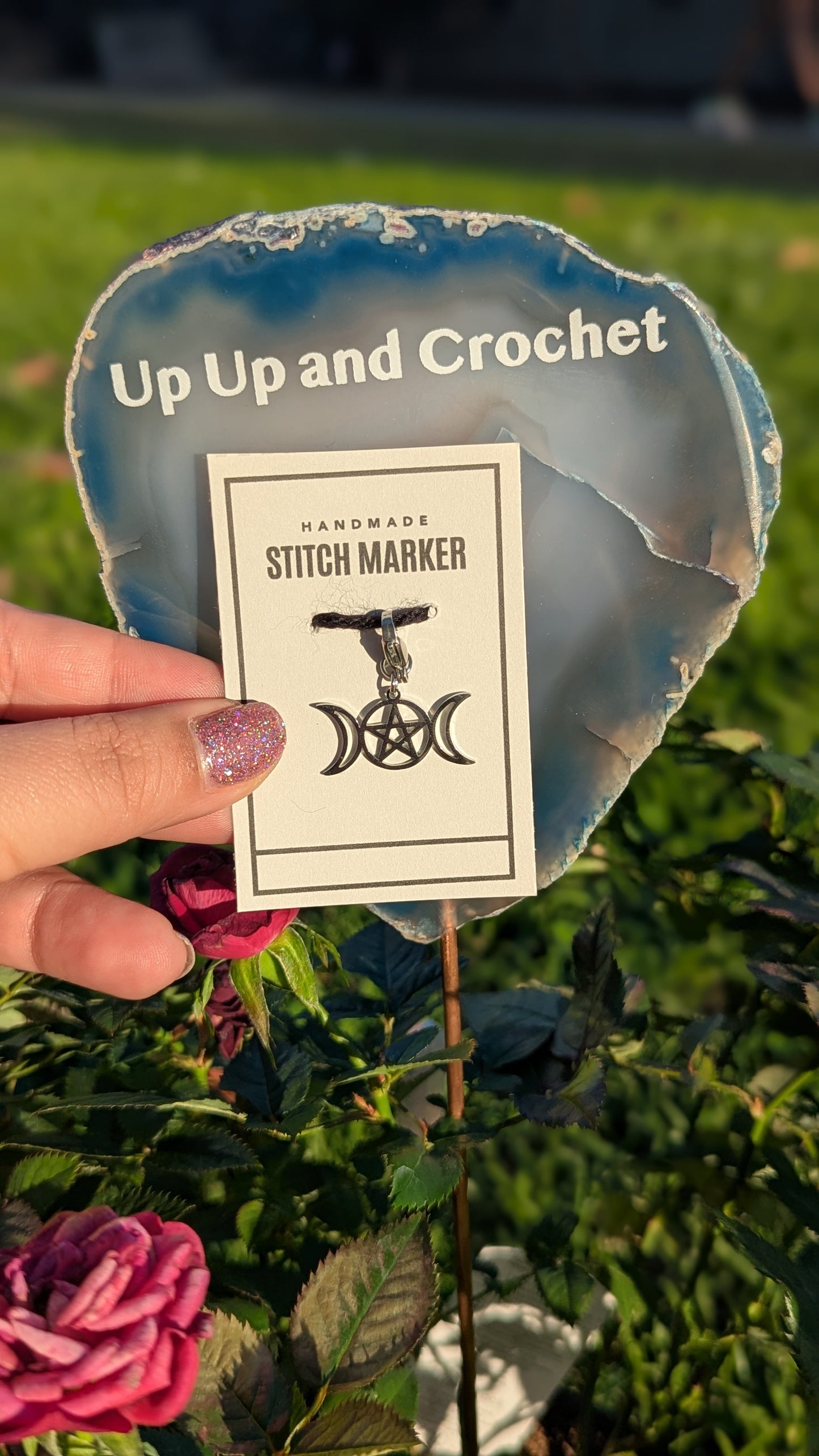 Triple Moon Stitch Marker
