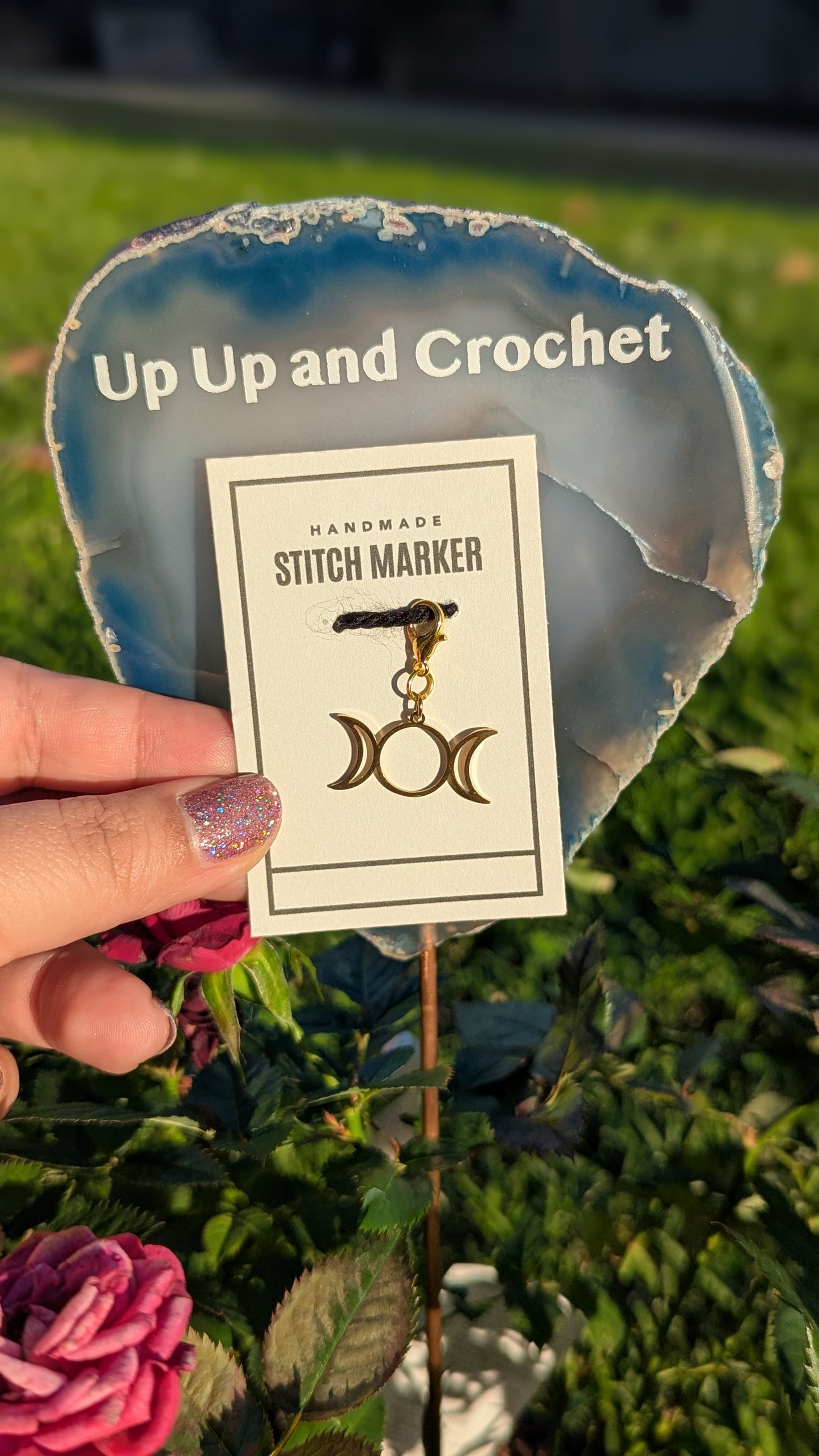 Triple Moon Stitch Marker