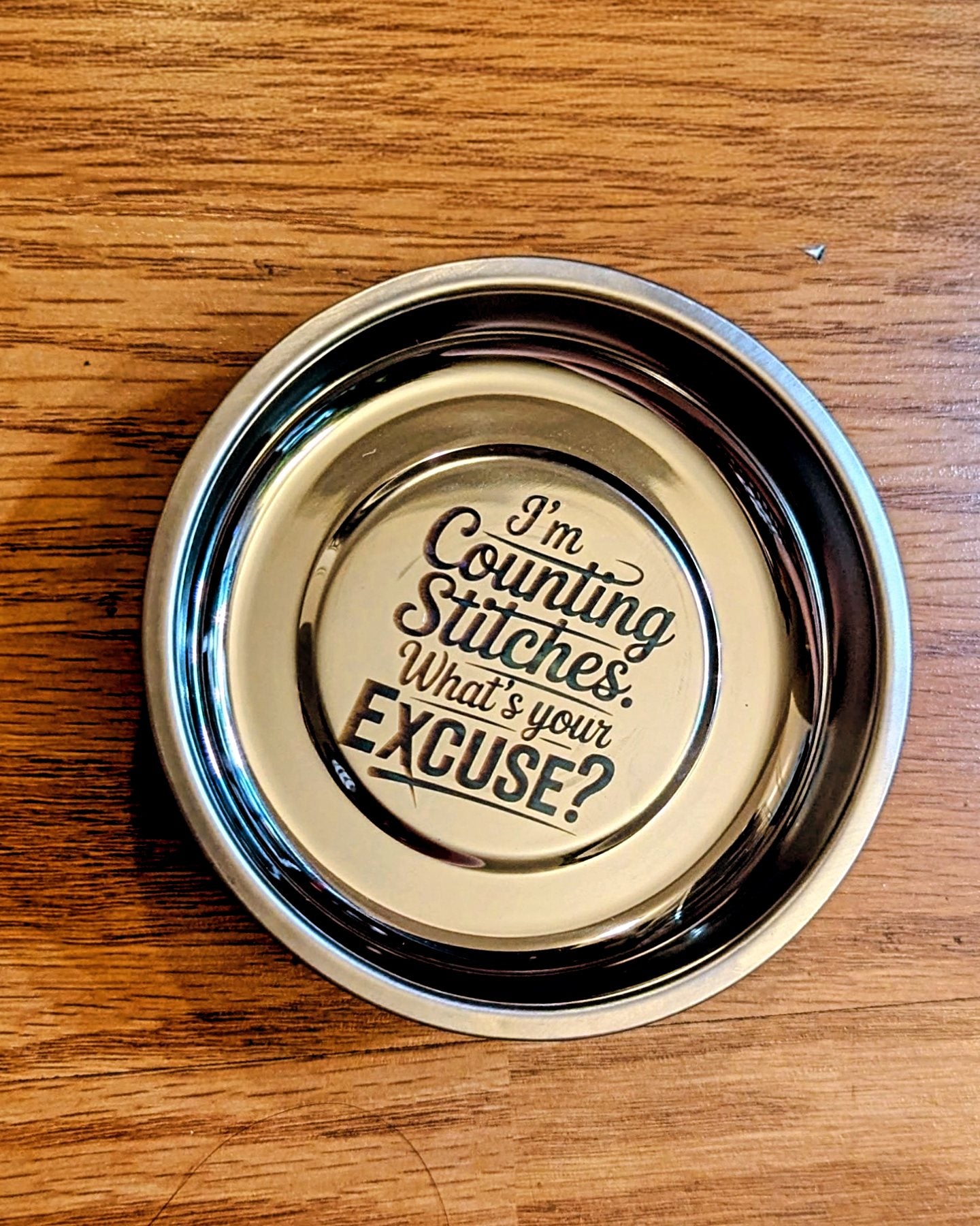 Magnetic Crochet Dish - Just One More Row