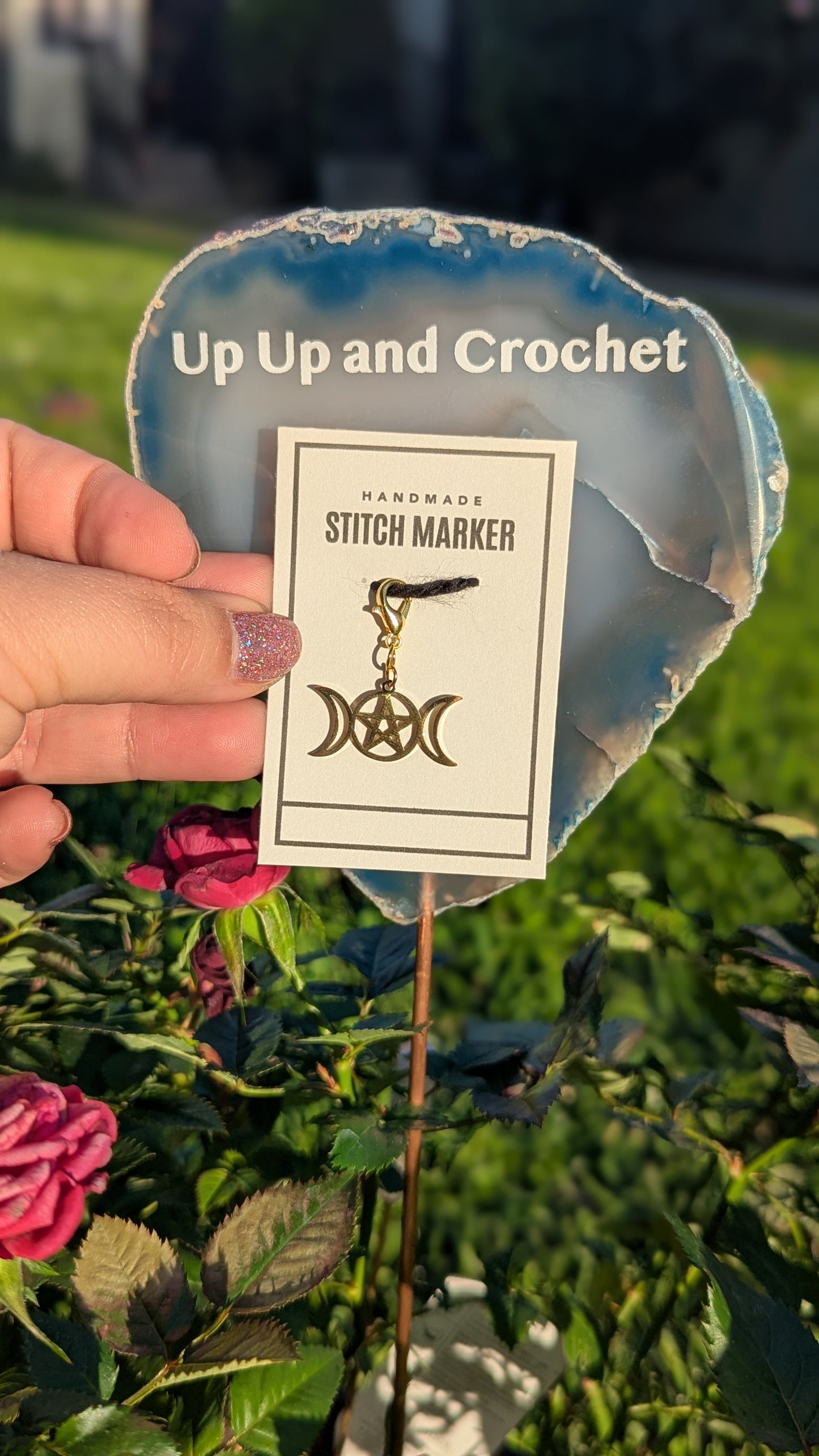 Triple Moon Stitch Marker