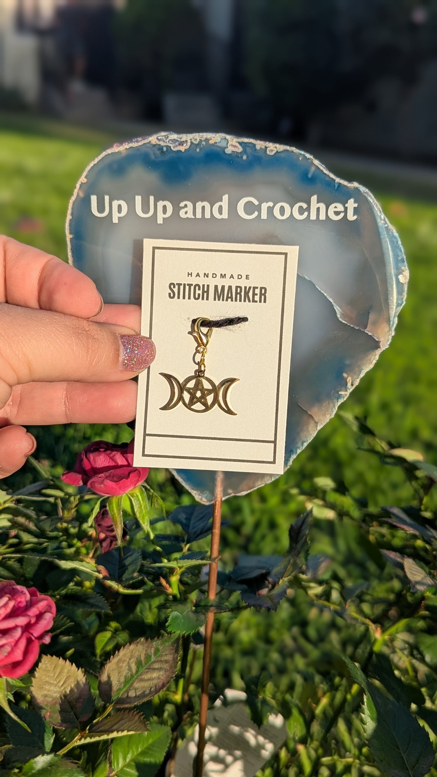Triple Moon Stitch Marker