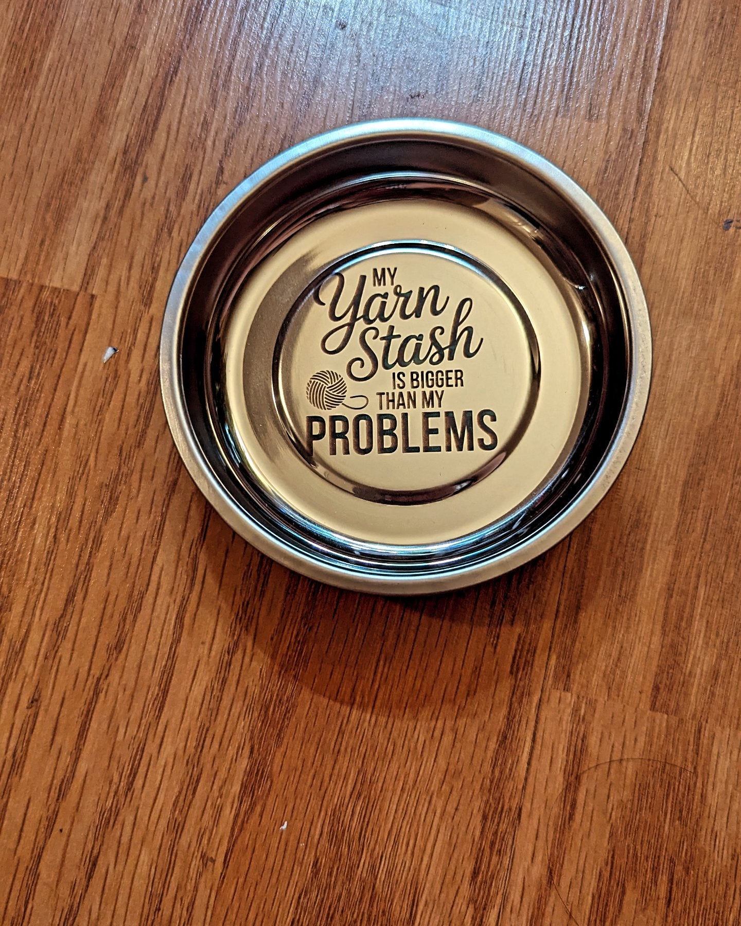 Magnetic Crochet Dish - Just One More Row