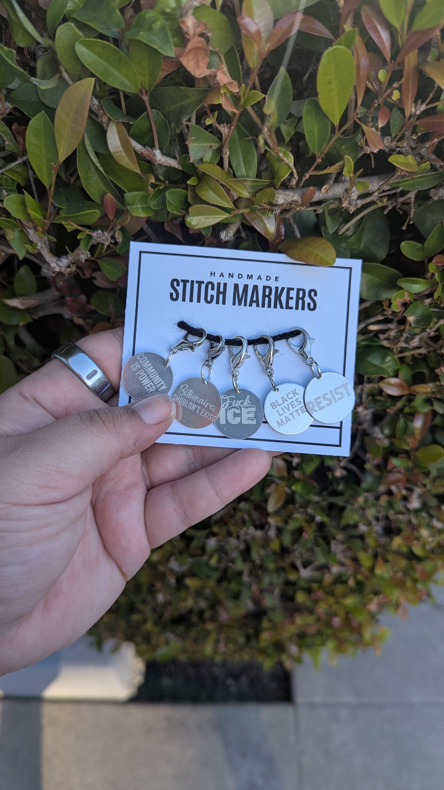 Resistance Stitch Markers